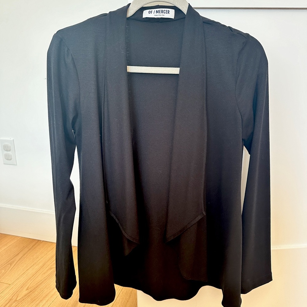 Of Mercer black cardigan